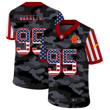 Nike Myles Garrett Cleveland Browns camo Salute To Service jersey