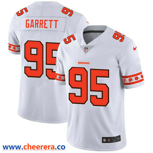 Nike Myles Garrett Cleveland Browns white Vapor jersey