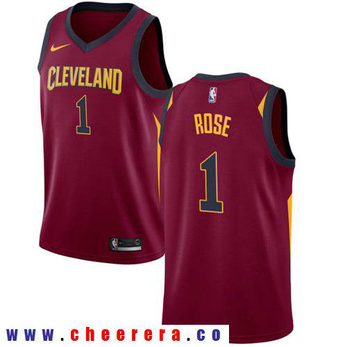 Nike Derrick Rose Cleveland Cavaliers red jersey
