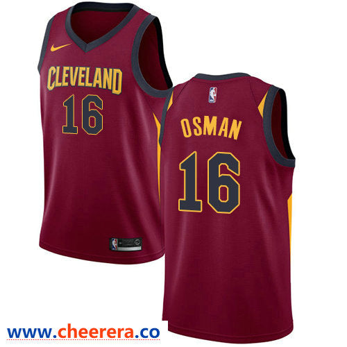 Nike Cedi Osman Cleveland Cavaliers red jersey
