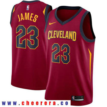 Nike LeBron James Cleveland Cavaliers red jersey