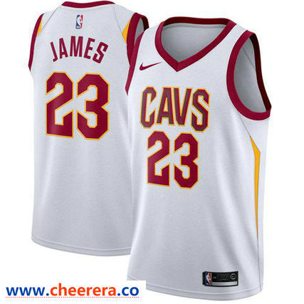 Nike LeBron James Cleveland Cavaliers white jersey