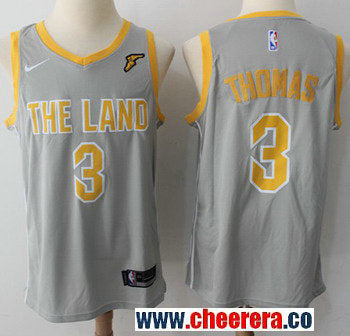 Nike Isaiah Thomas Cleveland Cavaliers gray jersey