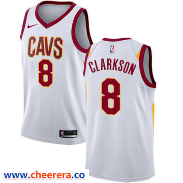 Nike Jordan Clarkson Cleveland Cavaliers white jersey