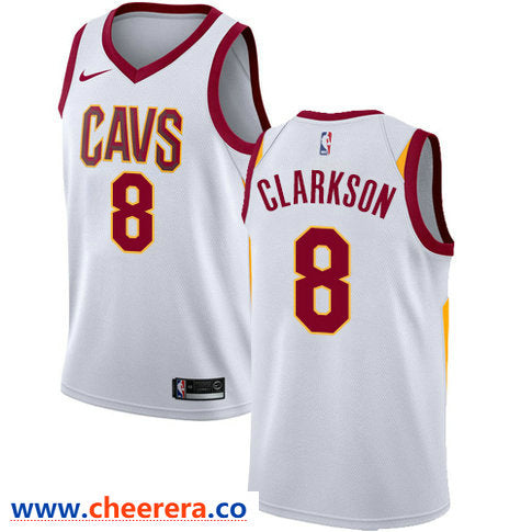 Nike Jordan Clarkson Cleveland Cavaliers white jersey