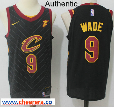 Nike Dwyane Wade Cleveland Cavaliers black Authentic jersey