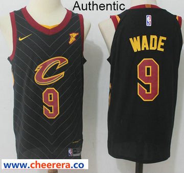 Nike Dwyane Wade Cleveland Cavaliers black Authentic jersey
