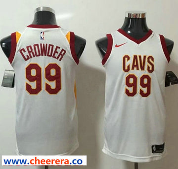 Nike Jae Crowder Cleveland Cavaliers white jersey