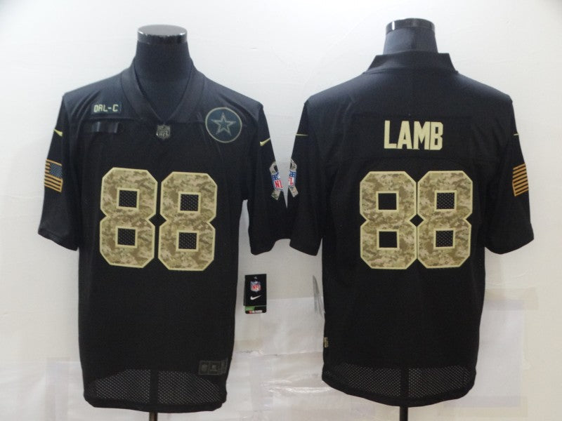 Nike Ceedee Lamb Dallas Cowboys black Salute To Service jersey