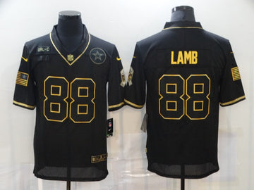Nike Ceedee Lamb Dallas Cowboys black Salute To Service jersey