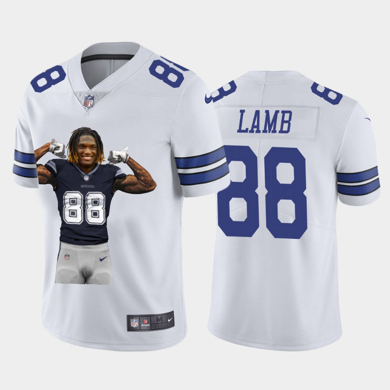 Nike Ceedee Lamb Dallas Cowboys white Vapor jersey