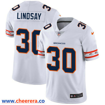 Nike Phillip Lindsay Denver Broncos white Vapor jersey