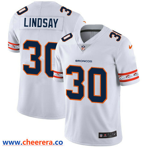 Nike Phillip Lindsay Denver Broncos white Vapor jersey