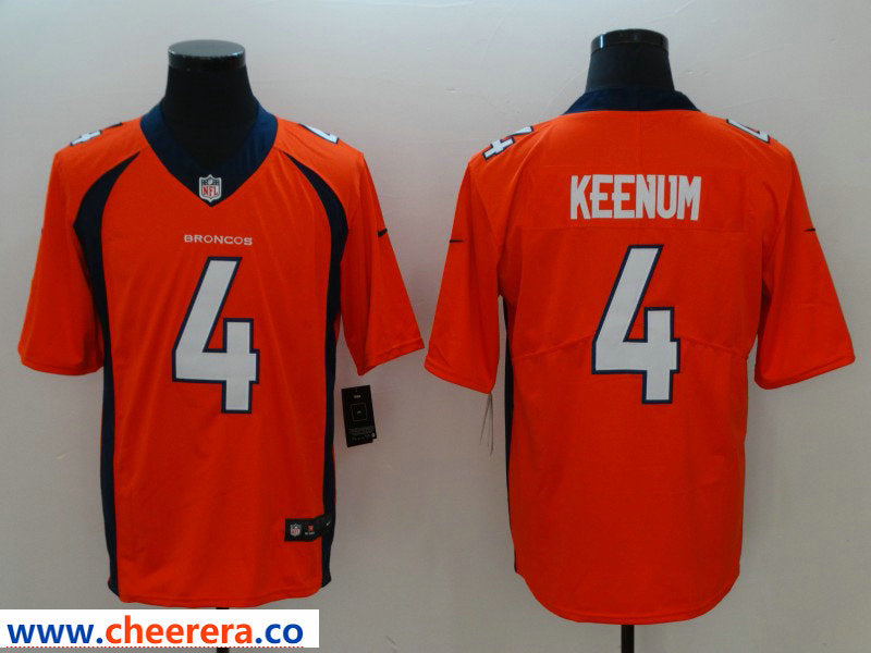 Nike Case Keenum Denver Broncos orange Vapor jersey
