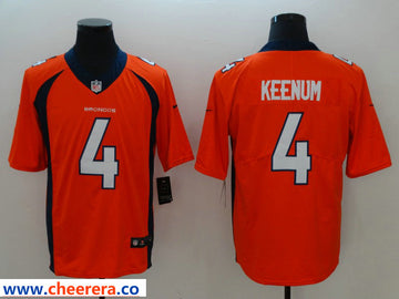Nike Case Keenum Denver Broncos orange Vapor jersey
