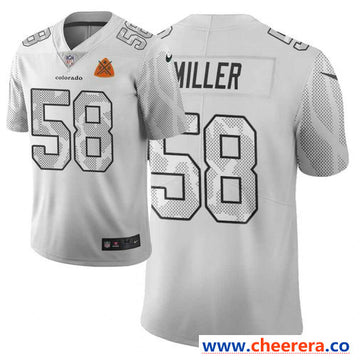 Nike Von Miller Denver Broncos white Limited jersey