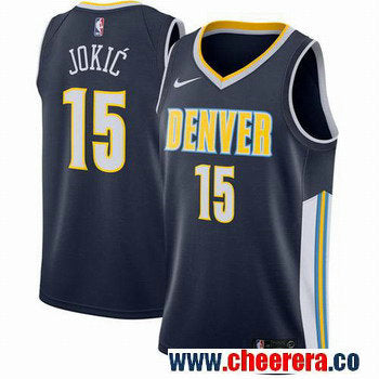 Nike Nikola Jokic Denver Nuggets navy jersey