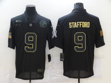 Nike Matthew Stafford Detroit Lions black Salute To Service jersey