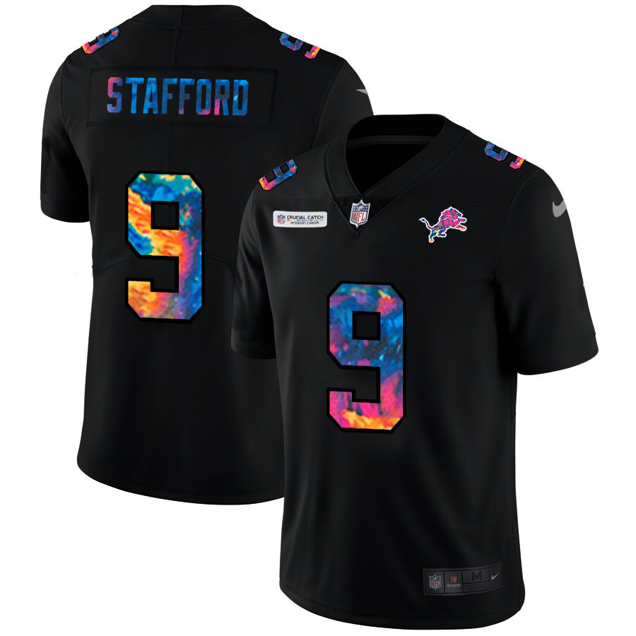 Nike Matthew Stafford Detroit Lions black Vapor jersey