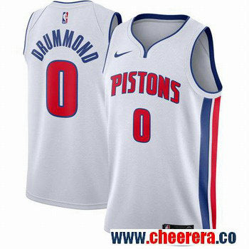 Nike Andre Drummond Detroit Pistons white jersey