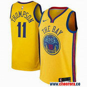 Nike Klay Thompson Golden State Warriors gold jersey
