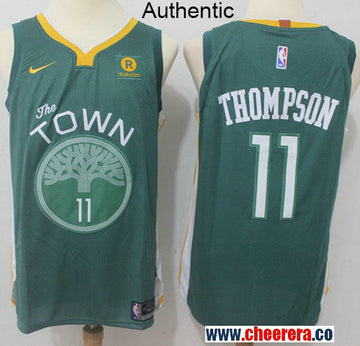 Nike Klay Thompson Golden State Warriors green Authentic jersey