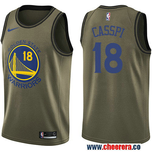 Nike Omri Casspi Golden State Warriors green Salute To Service jersey