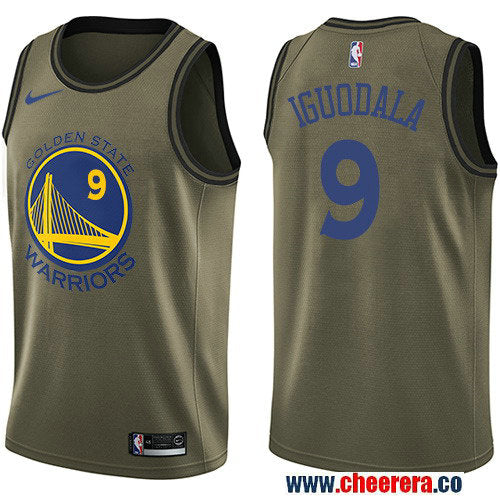 Nike Andre Iguodala Golden State Warriors green Salute To Service jersey