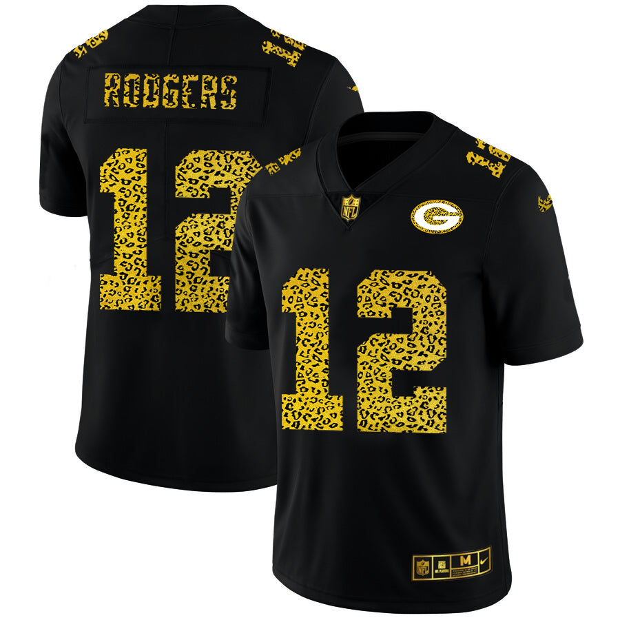 Nike Aaron Rodgers Green Bay Packers black Vapor jersey
