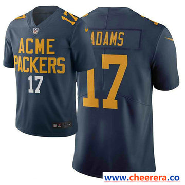 Nike Davante Adams Green Bay Packers navy Limited jersey