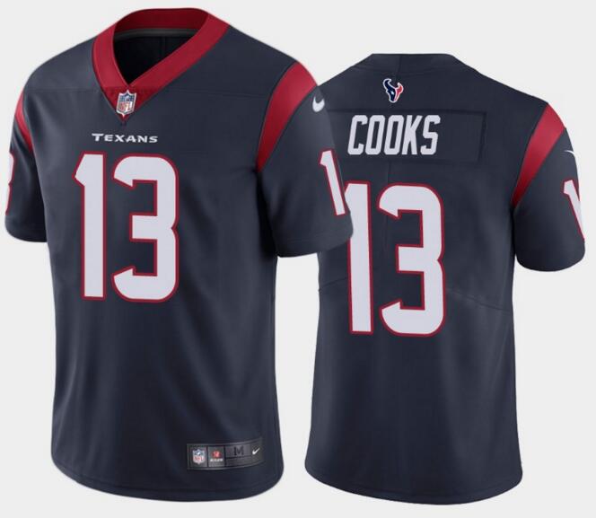Nike Brandin Cooks Houston Texans navy Vapor jersey