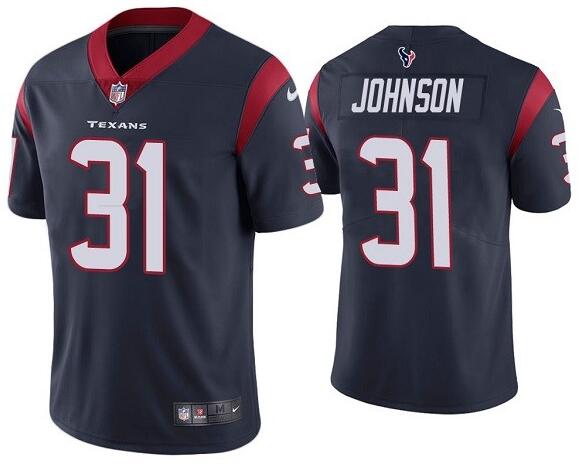 Nike David Johnson Houston Texans navy Vapor jersey