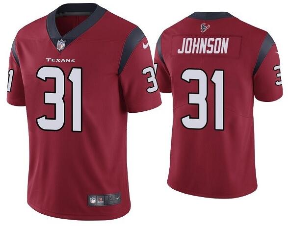 Nike David Johnson Houston Texans red Vapor jersey