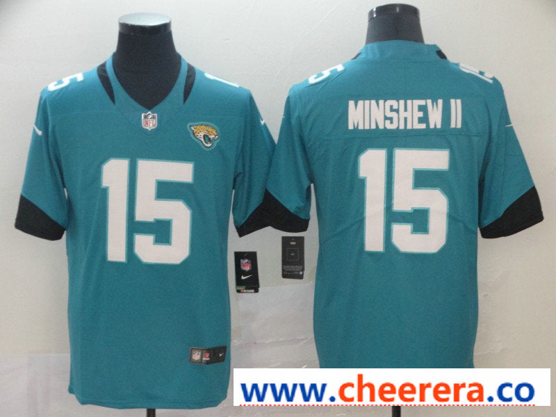 Nike Gardner Minshew II Jacksonville Jaguars teal Vapor jersey