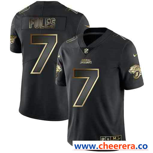 Nike Nick Foles Jacksonville Jaguars black Vapor jersey