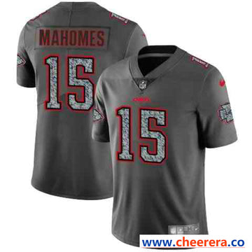 Nike Patrick Mahomes Kansas City Chiefs gray Fashion Static jersey