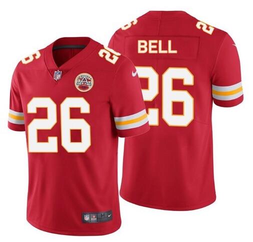 Nike Le'Veon Bell Kansas City Chiefs red Vapor jersey