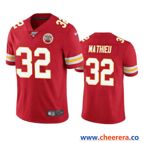 Nike Tyrann Mathieu Kansas City Chiefs red Vapor jersey