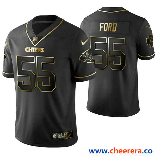 Nike Frank Clark Kansas City Chiefs black jersey