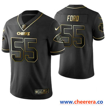 Nike Frank Clark Kansas City Chiefs black jersey