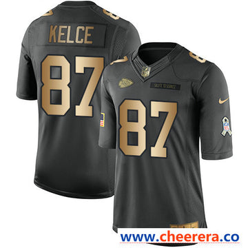 Nike Travis Kelce Kansas City Chiefs anthracite Salute To Service jersey