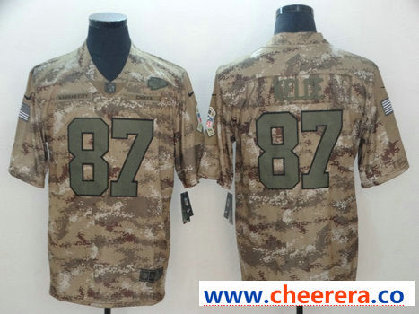 Nike Travis Kelce Kansas City Chiefs camo Salute To Service jersey