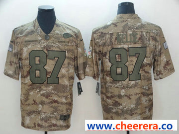 Nike Travis Kelce Kansas City Chiefs camo Salute To Service jersey