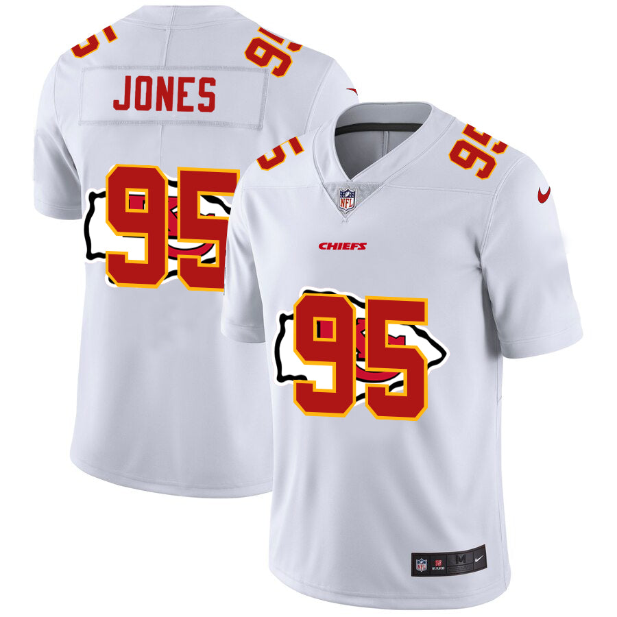 Nike Chris Jones Kansas City Chiefs white Limited jersey