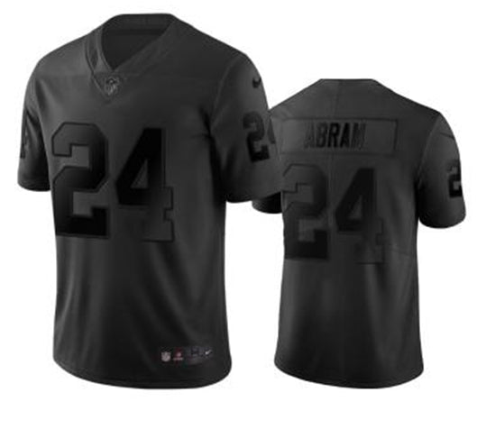 Nike Johnathan Abram All Las Vegas Raiders black Vapor jersey
