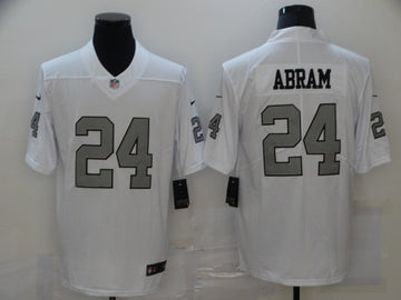 Nike Johnathan Abram Las Vegas Raiders white Color Rush jersey