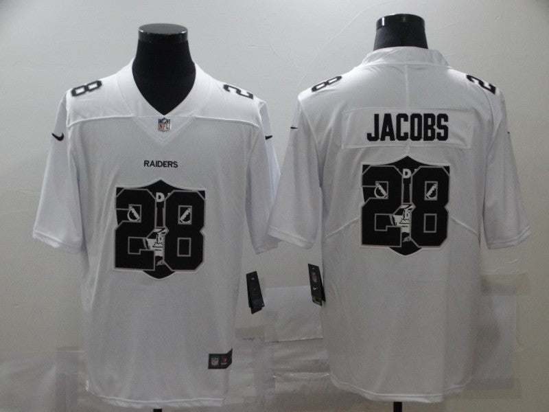 Nike Josh Jacobs Las Vegas Raiders white Limited jersey