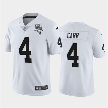 Nike Derek Carr Las Vegas Raiders white Vapor jersey