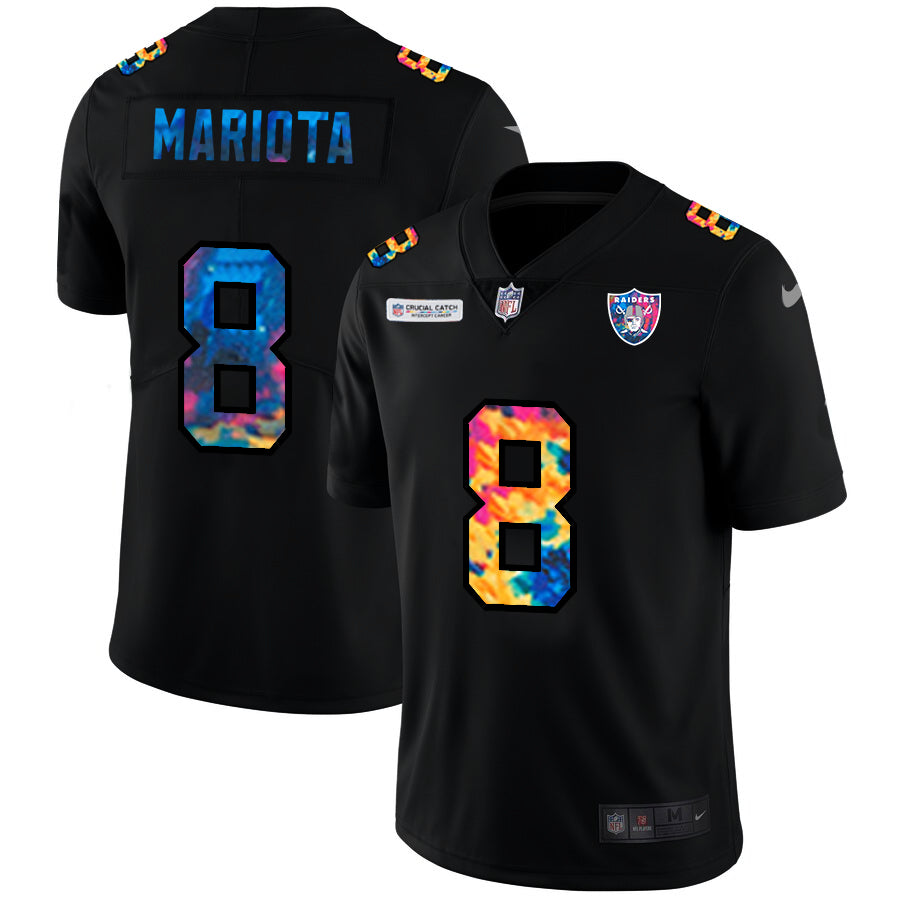 Nike Marcus Mariota Las Vegas Raiders black Vapor jersey