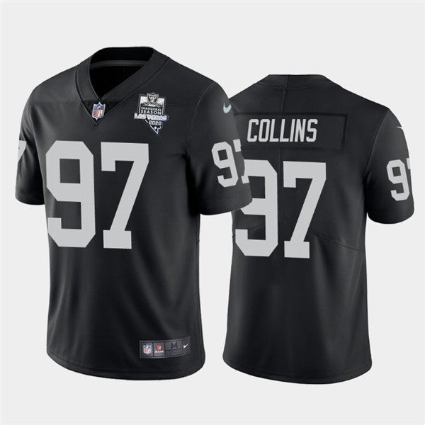 Nike Maliek Collins Las Vegas Raiders black Vapor jersey